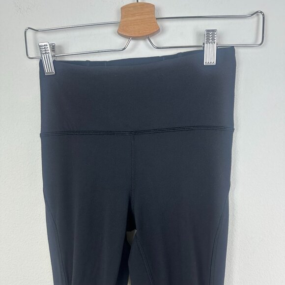 Lululemon Ready to Rulu Leggings 4 Black High Rise 28" Athletic Activewear Stret - Picture 2 of 10